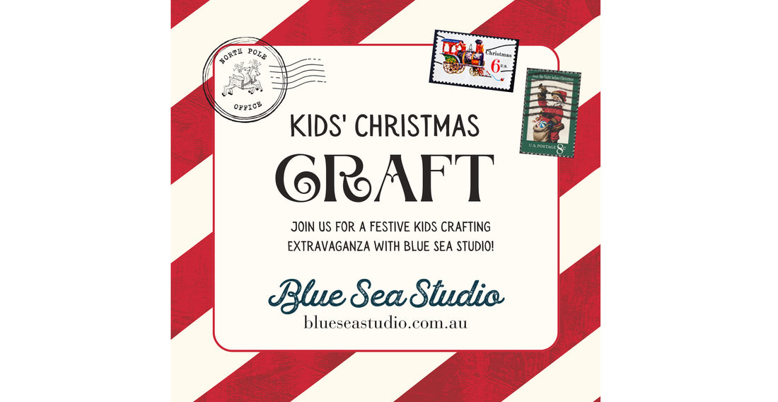 Kids' Christmas Craft Class at Blue Sea Studio 🎄